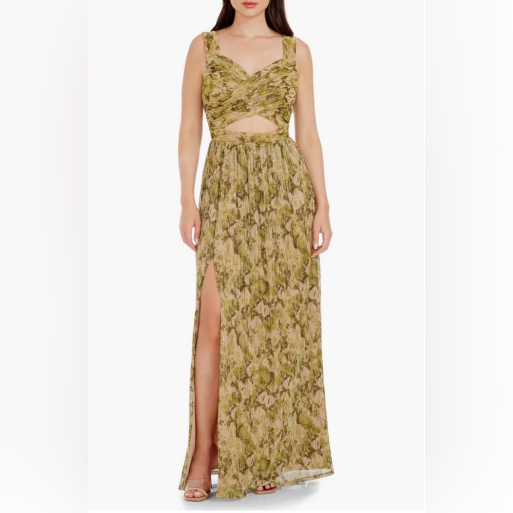 Dress the Population Mirabella Cutout Evening Gown, Size XS